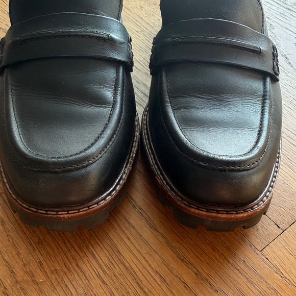 Madewell Classic Black Leather Loafers size 7.5 - Picture 7 of 15